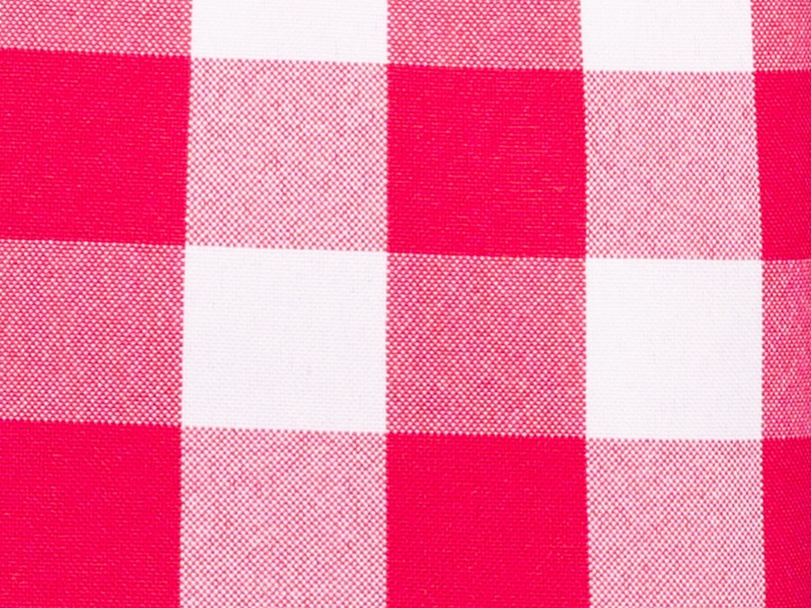 Picnic Check Raspberry Picnic Check tablecloth